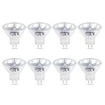 MR11 Halogen Light Bulbs 12V Halogen FTD 20W Bulbs, Bonlux GU4 Light Bulbs 2800K Halogen Bulbs for Range Hoods Track Lighting Landscape Recessed Light Bulbs Warm White Dimmable Halogen Bulbs, 8 Pack