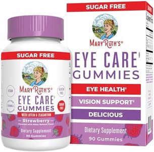 Eye Vitamins – Eye Care Gummy Chewable Supplements – Zeaxanthin, Lutein Multivitamins – Sugar Free Gummies with All Natural Ingredients – Vegan, Paleo Friendly, Celiac Friendly – 45 Day Supply