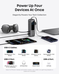 Anker 25000mAh Laptop Power Bank – High-Capacity Portable Charger