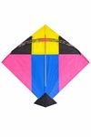Paper Kite Patang Large Size, Multi Color, 42 cm x 42 cm, Pack of 5