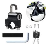 Helmet Lock for Bike & Motorcycle,Universal Helmet Security Lock,Applies to 22-28mm Diameter,Cycle Lock for Handlebar Scooter Lock for Motorcycles/Bicycles/Scooters