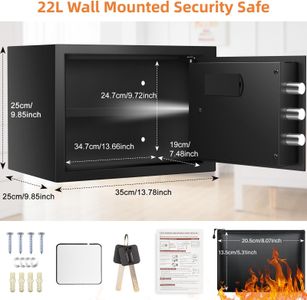 26L Fireproof Safe Box – Secure Home and Office Storage