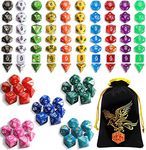 QMAY DND Dice - Polyhedral Game Dice Set(105pcs) Role Playing Dice for D&D RPG MTG Table Games