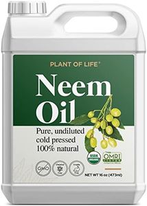 Neem Oil by PIant of Life, USDA Certified Organic, OMRI Listed, 100% Pure, Natural, Cold Pressed Neem Seed Oil Multi Purpose (16 oz (473ml))