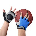 Basketball Dribble Skill Training Assistants,Basketball Dribbling Glasses Goggles and Finger Training Anti Grip Dribble Gloves for Kids Youth and Adult (Gloves for Kids&Youth (35-55Kg))