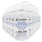 [12 bottles] THINKA HAND SANITIZER 70% Ethyl Alcohol (500ml) - USP Grade - ASTM E2315 Lab Test Approved