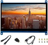 7inch HDMI LCD IPS Capacitive Touch Screen 1024×600 Display Monitor for All Rev Raspberry Pi 4B/3B+/3B/2B/B+/A+/Zero,BeagleBone Black Windows 10/8.1/8/7