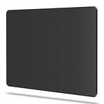 Bitpro LGM Hard Mouse Pad,Unique 3 Layers Mouse Pad with Plastic Surface,Compatible with High DPI Mice Quick Gestures Enhance Precision for Gaming and Office-Large (11.6"x9.5") Black (Black - 1 pc)