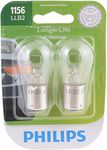 Philips 1156 LongerLife Miniature Bulb, 2 Pack