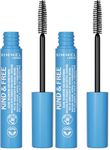 Rimmel Kind + Free Volume & Length Mascara, Black, 7ml (Pack of 2)