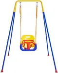 FUNLIO 3-in-1 Toddler Swing Set wit