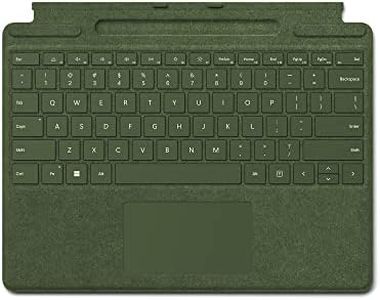 Microsoft Surface Pro Signature Keyboard, Backlit Keys and Large Trackpad, Durable and Smooth Alcantara Material, Forest Colour