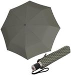 Knirps C.241 Automatic Rain Umbrella, Vegan Leather Handle, Prism Olive