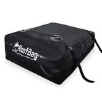 RoofBag Rooftop Cargo Carrier Bag |Made in USA |15 cu ft |Waterproof-Premium Triple Seal for Maximum Protection Luggage Car Top Carrier |2 Yr Warranty |Fits ALL Cars: Side Rails, Cross Bars or No Rack