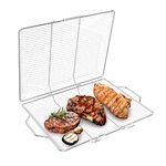 Skyflame Portable Grill Basket, Rustproof Stainless SteelÃ‚ Barbecue Grilling Basket for Most Outdoor Grilling Vegetables Fishes Shrimp Steak Meat Chops Kabob