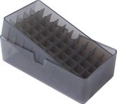 MTM 50 Round Slip-Top Handgun Ammo Box 38/357 Cal (Clear Smoke)