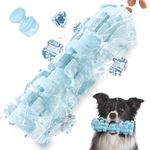 M.C.works Ice Lolly Dog Toys for Aggressive Chewer, Extreme Tough Chew Toys for Large Dogs Heavy Chewers, Water&Milk Freezable Dog Toy, Treat Dispensing Toys