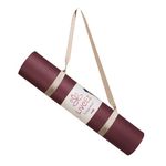 Liveez Anti-Skid Lightweight With Perfect Grip Eva Yoga Mat For Men And Women With Strap (6Mm,Wine Color)