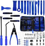 200 PCS Trim Removal Tool Kit，No Scratch Plastic Pry Tool Kit,Car Panel Fastener Clips Removal Automotive Plastic Upholstery Pliers Removal Install Pry Car Tool with Storage Bag CTT-S01