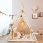 Teepee Tent for Kids with Padded Ma