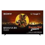 Sony BRAVIA 8A OLED 55 Inch 4K HDR Google Smart TV, Gaming Features for PlayStation 5 and IMAX Enhanced, Dolby Vision Atmos, Google Cast, Apple AirPlay, 120Hz 55XR8A