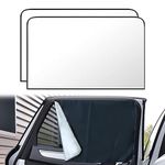 KHDULQ Car Sun Shades, Car Sunshades for Side Windows, Magnetic Sunshade Car, UV-Resistant, Reflective and Heat-Insulated, Suitable for Most Vehicle Types: Small Cars, CUV, SUV