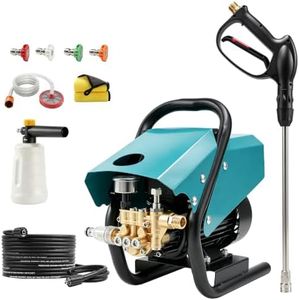 Electric Pressure Washer, Brushless Induction Motor, Alloy Pump Head