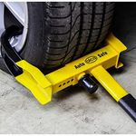 Extendable Wheel Clamp for Ducato Crafter Motorhome Campervan Heavy Duty Anti Theft Protection 2 Keys Alca Germany A306000 Yellow