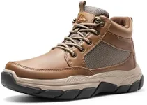 NORTIV 8 Men's Hiking Boots Lightweight Fashion Casual Chukka Ankle Boots,Size 9,LIGHT BROWN,SNHB2411M