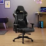 Green Soul Monster Ultimate Series S | Multi-Functional Ergonomic Gaming & Office Chair|Premium Spandex & PU Leather Fabric | Adjustable Neck & Lumbar Pillow | 4D Adjustable Armrests (Black Grey)