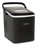 Igloo Premium Self-Cleaning Countertop Ice Maker Machine, Handled Portable Ice Maker, Produces 26 lbs. in 24 hrs. with Ice Cubes Ready in 6-8 Minutes, Comes with Ice Scoop and Basket