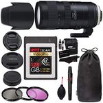 Tamron SP 70-200mm F/2.8 Di VC G2 for Canon EF Digital SLR Camera (6 Year Tamron Limited Warranty), Sandisk 32GB Memory Card, Lowepro Passport Messenger Bag, Filters, Cleaning Kit and Accessory Bundle