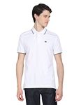 Arrow Sport Men's Solid Regular Fit Polo Shirt (AREK0290A_White