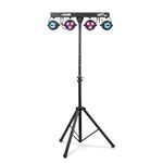 MAX PartyBar1 Disco Light Bar with Stand - DJ Lighting System with Jellymoon PARs - Multi-Effect Disco Party Lights - Ideal for Parties, Events & DJ Sets - Portable & Easy to Set Up