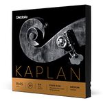 D'Addario Kaplan Solo Double Bass String Set, 3/4 Scale, Medium Tension