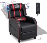 GYMAX Gaming Recliner, Massage Gami