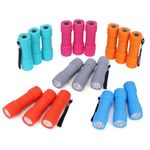 18-Pack, 9-LED Mini Flashlight Set, 54-Pieces AAA Batteries are Included and Pre-Installed, Perfect for Class Teaching, Camping, Wedding Favor