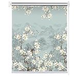 Vinyl Blackout Roller Blinds Floral Pattern, Thermal Insulated Sunblock Window Shade for Bedroom Living Room Bath, Easy to Assemble, Custom (Size : 95cmx160cm/3.1ftx5.2ft)