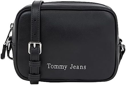 Tommy Jeans Borsa a Tracolla Donna Camera Bag Piccola, Multicolore (Black), Taglia Unica