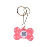 Captain India Silicon QR Tag for Pet Safety | Secure Your Pet with Pet ID Tag | Locate Your Pet with Dog Bone Tag