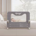 Kincongi Bed Rail for Toddlers, 32 Inch Swing Down Toddler Bed Rails