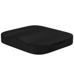 bonmedico Memory Foam Seat Cushion for Office Chair - Non-Slip, Seat Pads for Coccyx Pain Relief to Support Standing - Portable Car Seat Cushion w/Handle for Lower Back Support