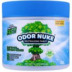 ODOR NUKE - Professional Human Urine Odor Remover - Concentrated Tablets + 100% ECO-Friendly (14.1oz) [Urinals for Men/Bottles/Bags/Toilets, Commode/Bedpan, Truckers/Cars, Hospitals/Homes/Senior-Care]