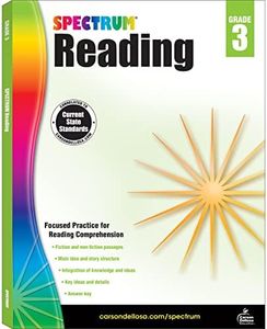 Spectrum Reading Comprehension Grade 3 Workbook, Ages 8 to 9, Third Grade Reading Comprehension Workbook, Fiction and Nonfiction Passages, Identifying Story Structure and Main Ideas - 160 Pages