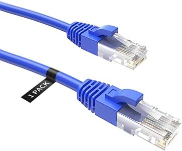 CableCreation 25 Feet CAT 5e Ethernet Patch Cable, RJ45 Computer Network Cord, Cat5/Cat5e/Cat6 LAN Cable UTP 24AWG+100% Copper Wire for PC, Mac, Laptop, PS3, PS4, Xbox, 7.62m, Blue