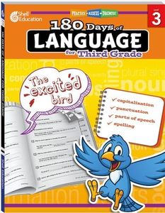 180 Days™: Reading, Vocabulary/Language for 3rd Grade Practice Workbook for Classroom and Home, Cool and Fun Practice Created by Teachers