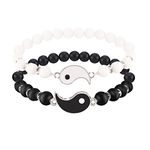 Lux Accessories Friend Yin Yang Bracelets