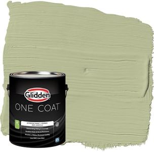 Glidden Interior Paint + Primer: Sage/Bahia Grass, One Coat, Eggshell, 1-Gallon