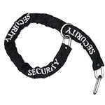 Urban 10.120L AntiTheft Security Chain for Motorcycle, Hardened Steel ø10mm/0.39in, 120cm/3.9ft Long Loop Ring, Textile Cover, Chain for Garage, Anchor, Containers, Gates, Scooter, Bicycle, Ebike