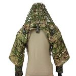 TTGTACTICAL Tactical Sniper Top Ghillie Base Airsoft Hunting Ghillie Suit Foundation (CP Multicam)